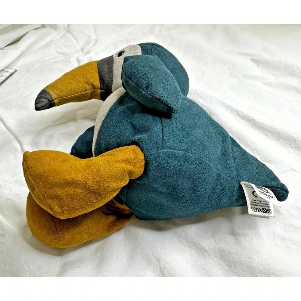 Jellycat London Belby Toucan Blue Bird Plush Stuffed Animal 8